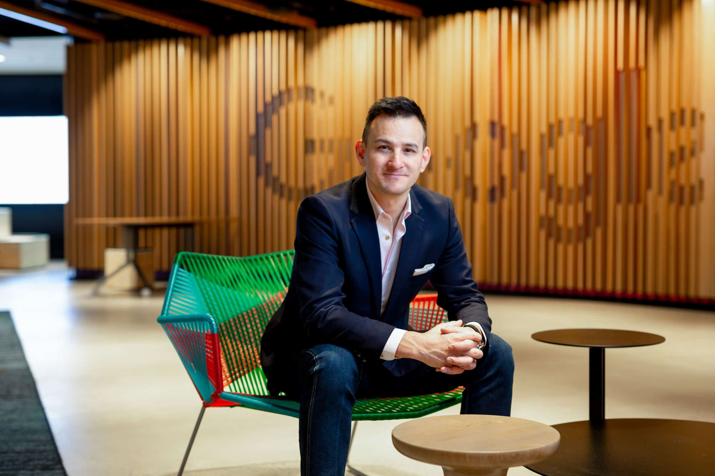 editorial portrait in google office